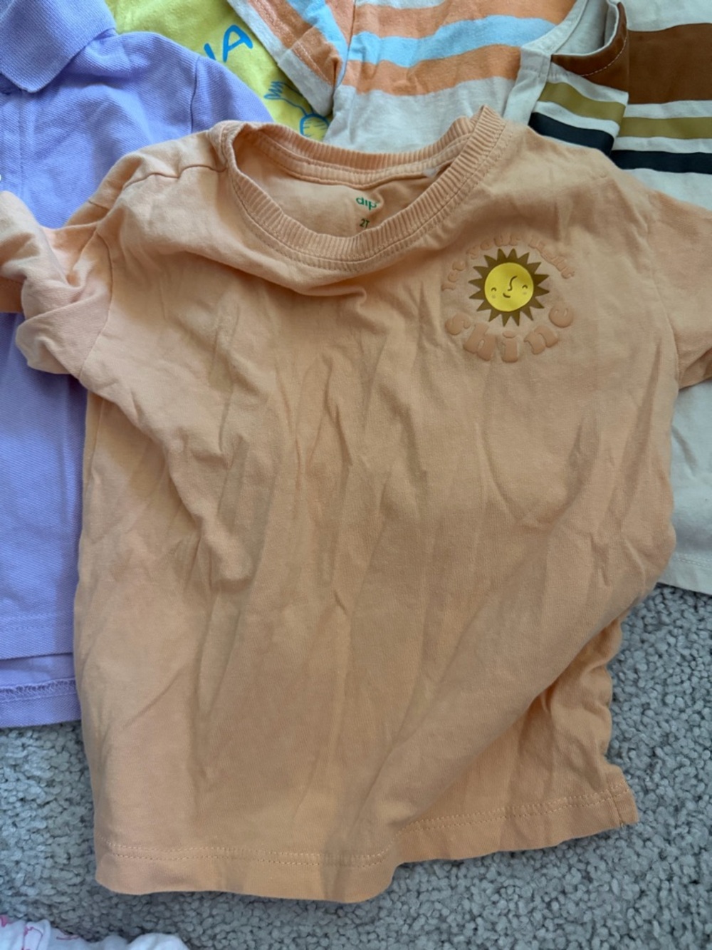 Toddler Boy Shirt Bundle 2T Cat & Jack Children’s Place Dip Play Condition Lot - Picture 2 of 9
